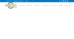 Desktop Screenshot of melanomanetwork.ca